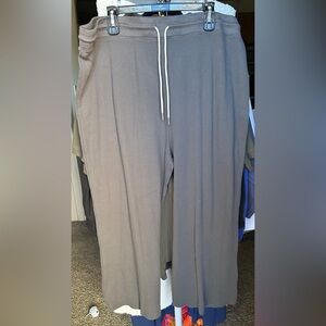 MATE the label | CHARCOAL ORGANIC THERMAL WIDE LEG PANT